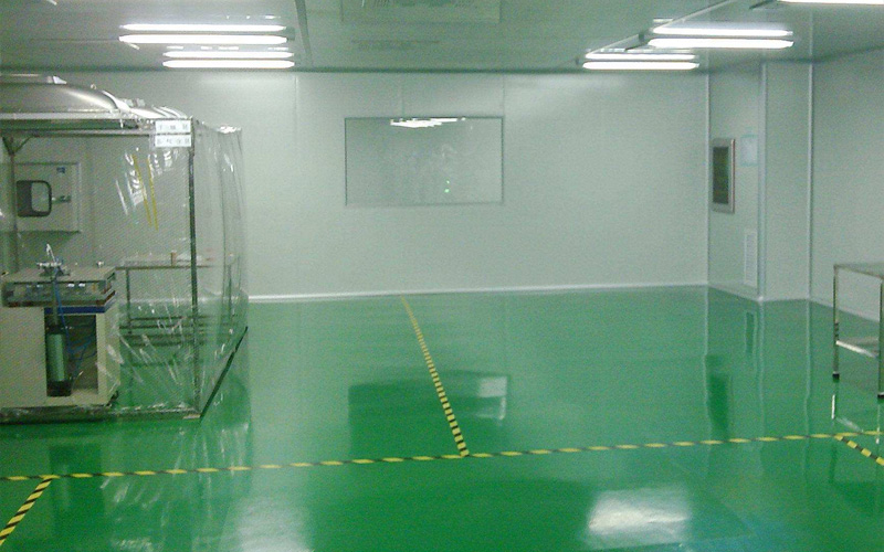 上海凈化車間裝修環(huán)氧地坪施工圖片