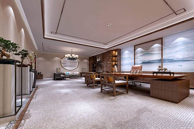 企業(yè)領(lǐng)導辦公室裝修設(shè)計